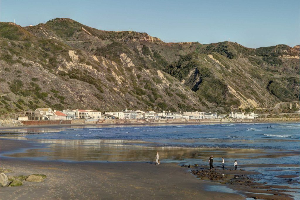 Faria Beach Oceanfront Homes Along Pacific Coast Highway